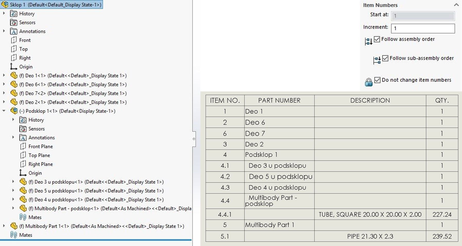 Odoo - Sample 2 for three columns