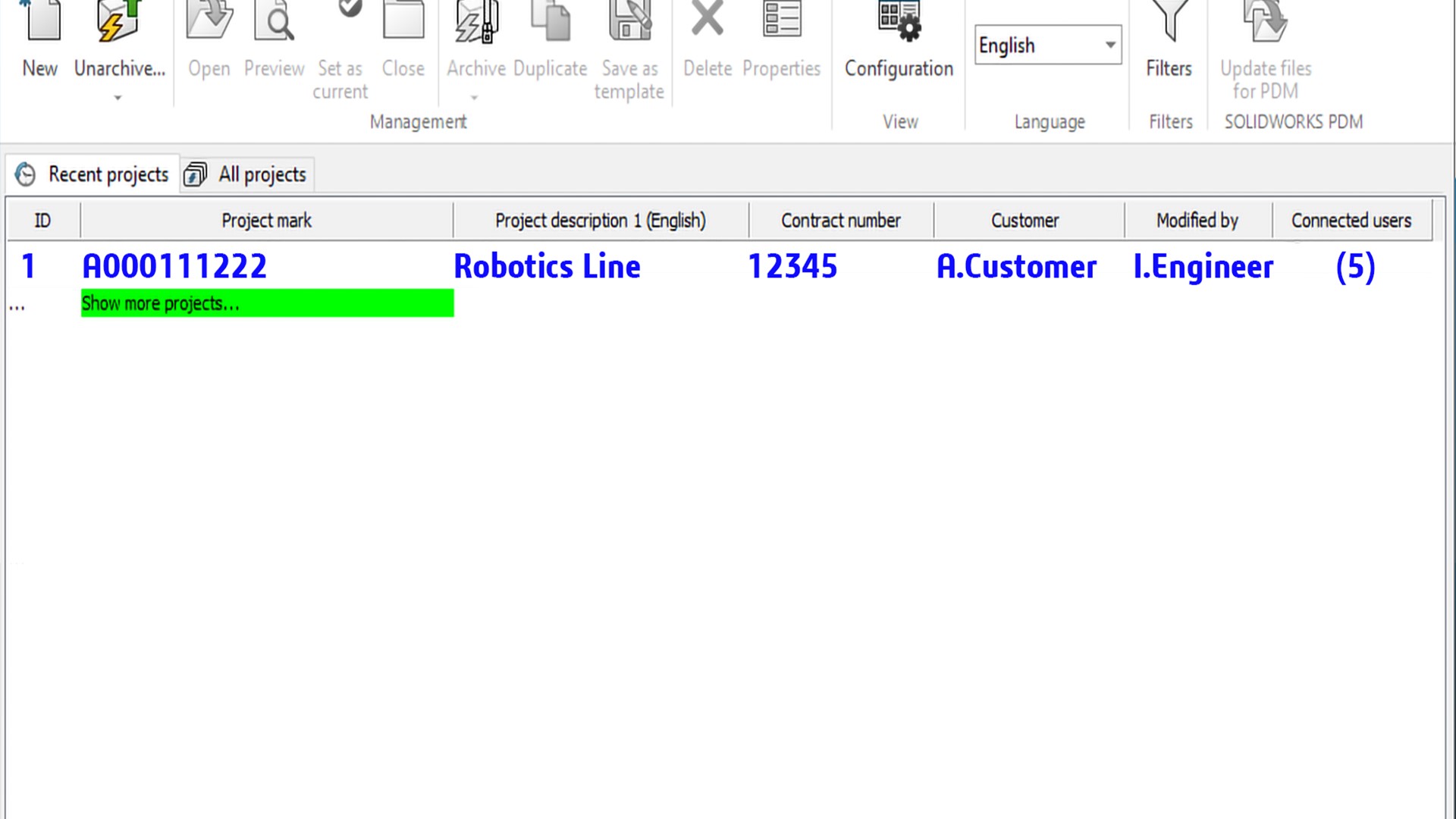 Odoo - Sample 3 for three columns