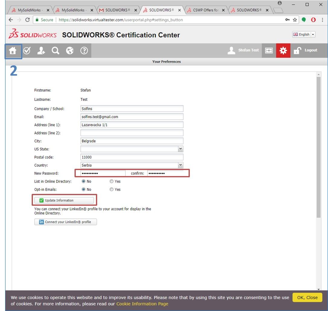 Odoo text and image block